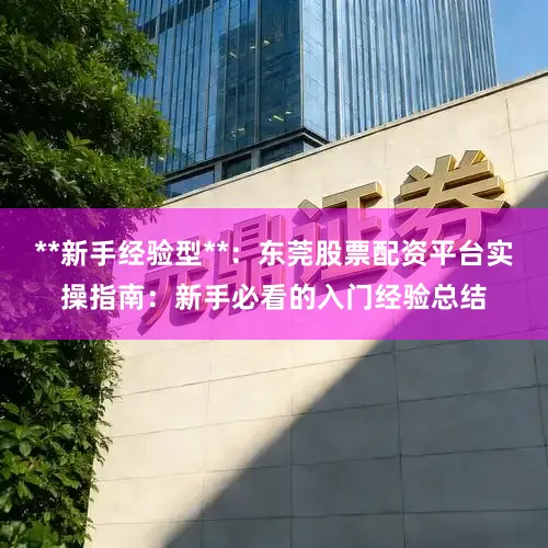 **新手经验型**：东莞股票配资平台实操指南：新手必看的入门经验总结