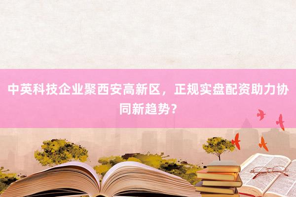 中英科技企业聚西安高新区，正规实盘配资助力协同新趋势？