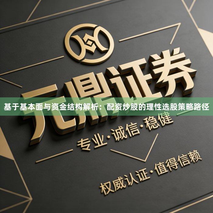 基于基本面与资金结构解析：配资炒股的理性选股策略路径