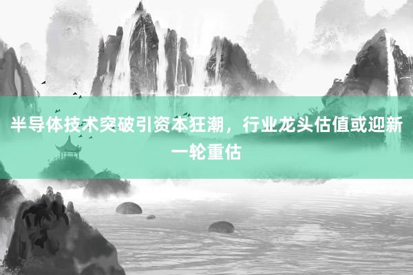 半导体技术突破引资本狂潮，行业龙头估值或迎新一轮重估
