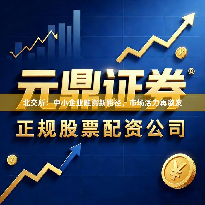北交所：中小企业融资新路径，市场活力再激发